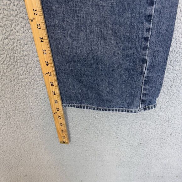 GAP Worker Jeans Mens 32x31 Blue Baggy Wide Leg Fade Skater Y2K Loose - Picture 4 of 10